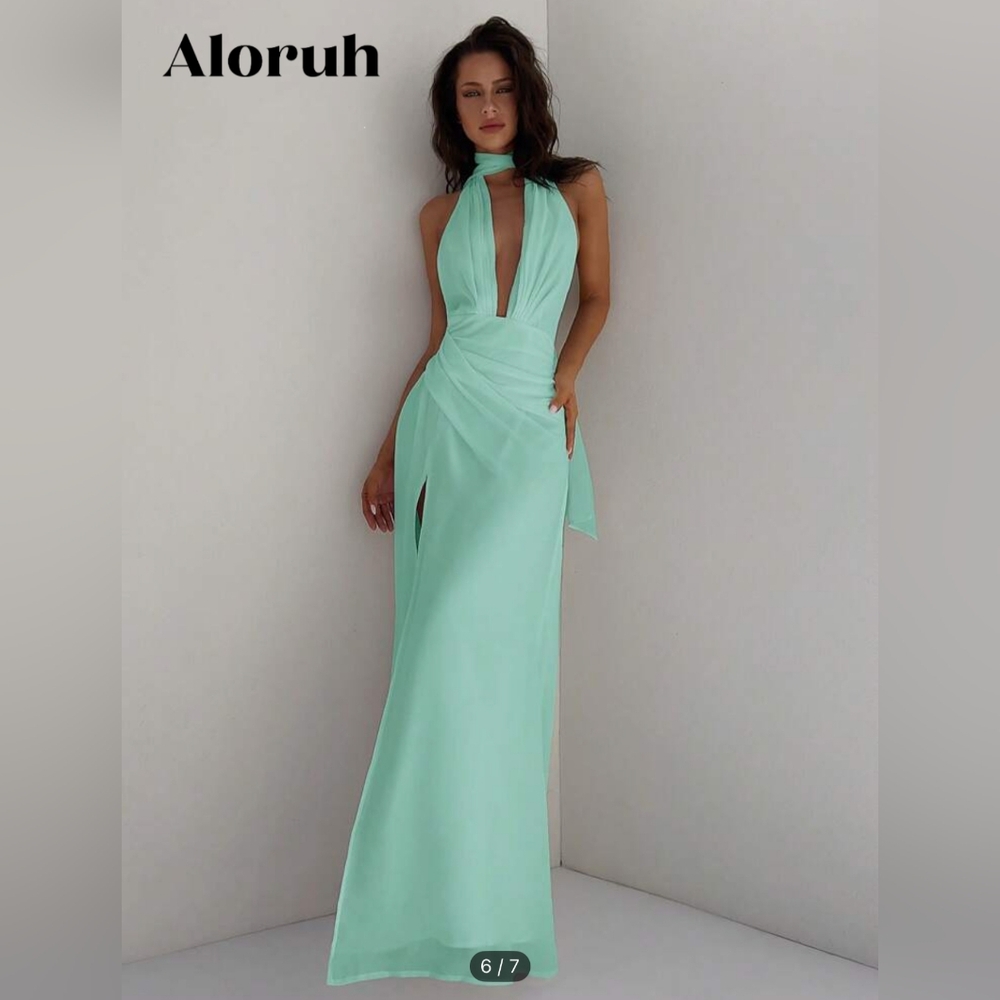 New Mint Green Maxi Dress - Picture 2 of 3